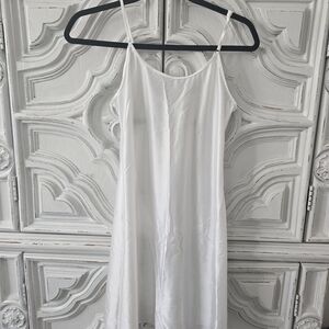 Women’s White Slip Dress Camisole - Classic Lightweight Slip